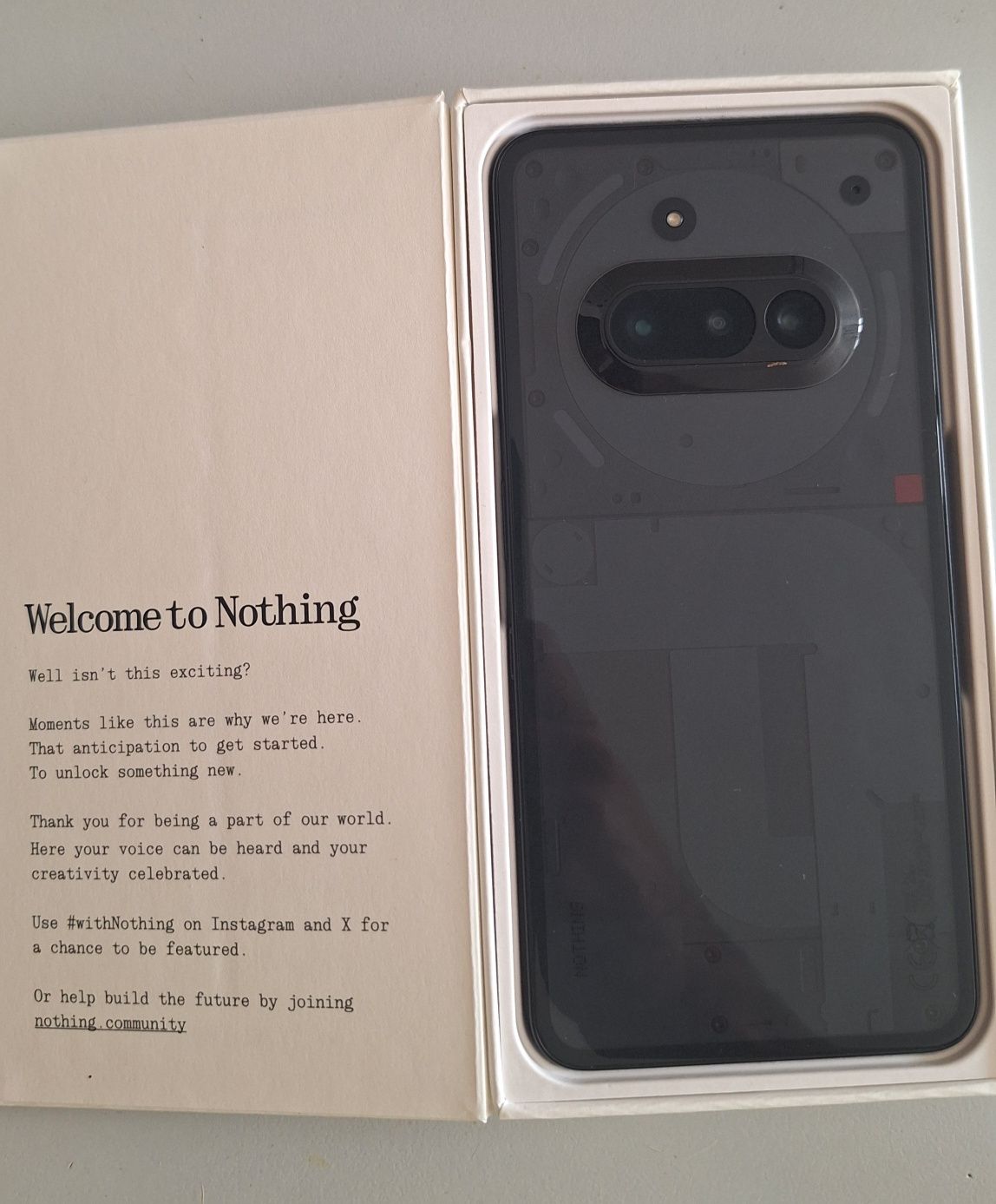 Nothing Phone 3a, 6.77'', 12GB/256GB, Black/Черен