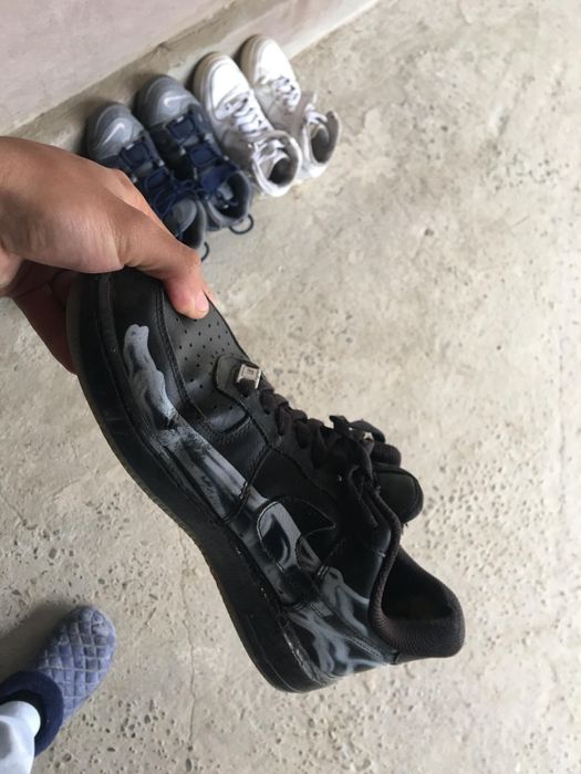 Nike Af1 black skeleton