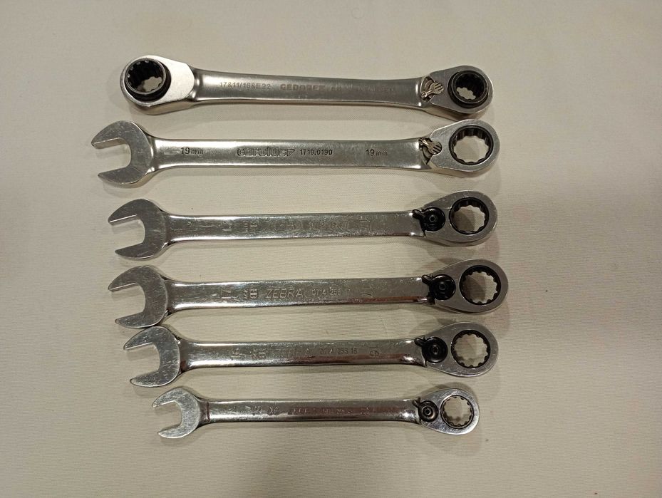 Wurth Zebra звездогаечен ключ с тресчотка с номера 13,16,17,17,19
