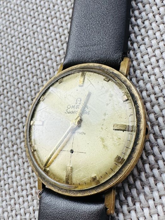 Ceas vintage Omega Seamaster Ultrathin defect/pretabil reconditionare