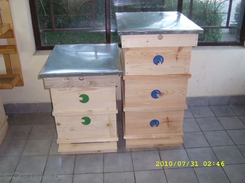 Дървен пчеларски инвентар - кошери и рамки