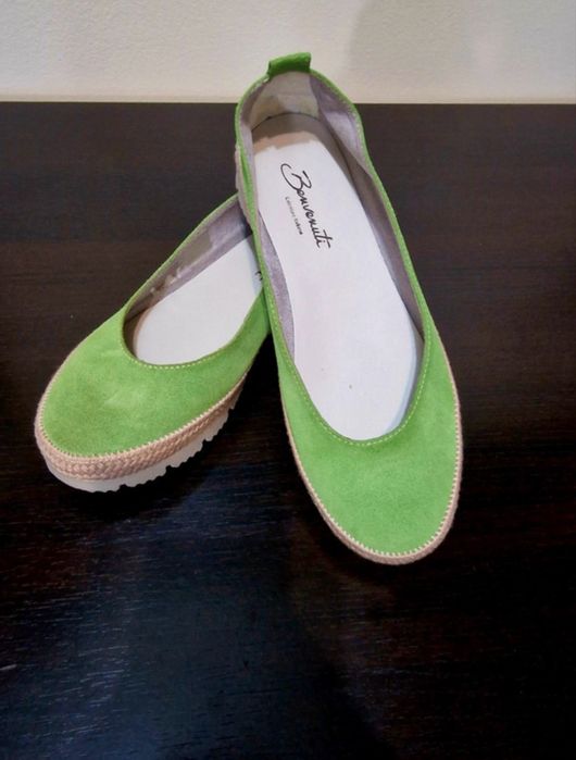 Balerini din piele Benvenutti