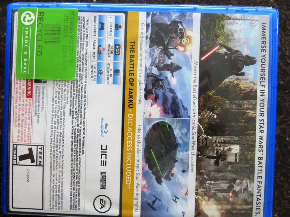 Star Wars Battlefront  игра за PS4