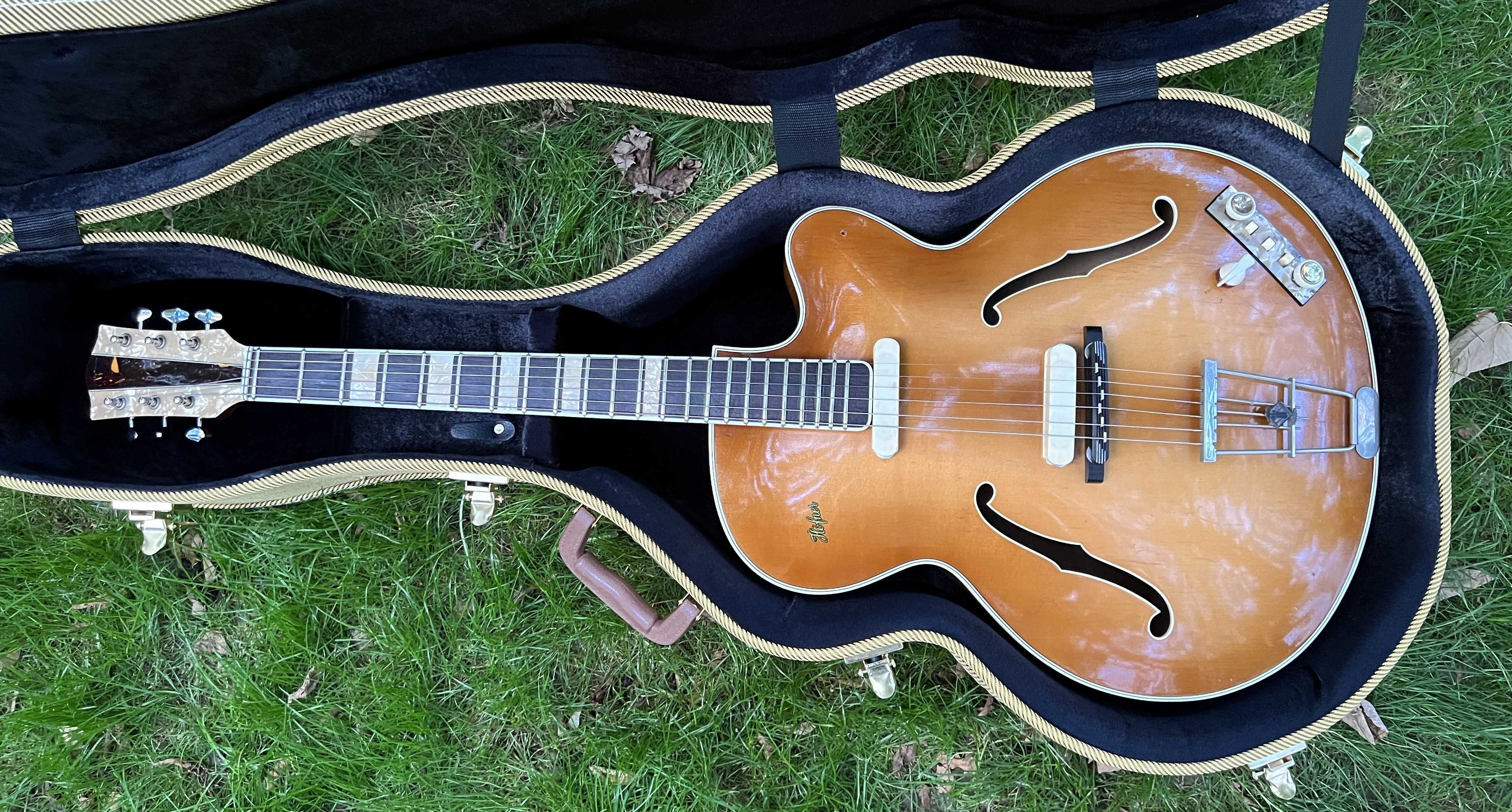 Chitara electrica archtop Hofner Model 4550/S/T2 1958 Made in Germany