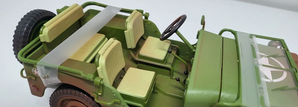 Machetă Willys jeep 1/18