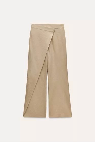 ZARA нов панталон лен и памук S