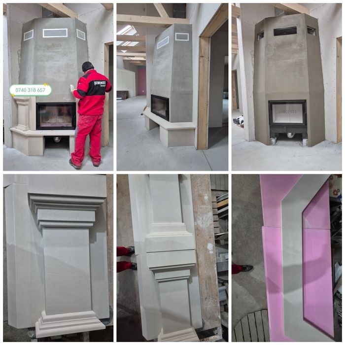 Șeminee cu Finisaje deosebite - Focare Pro