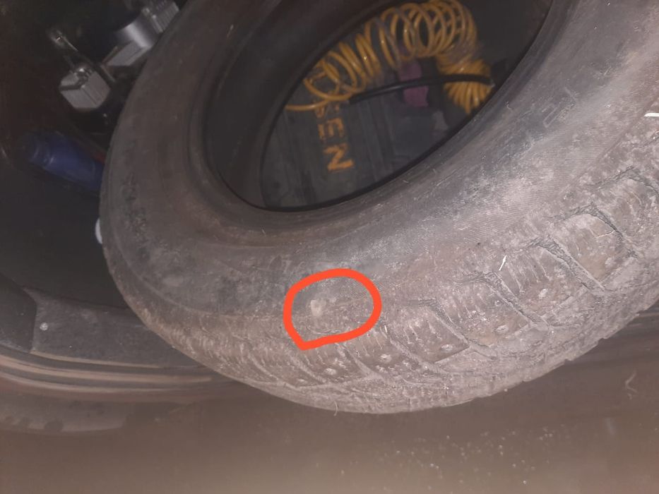 Зимняя шипованная резина 185/70/14