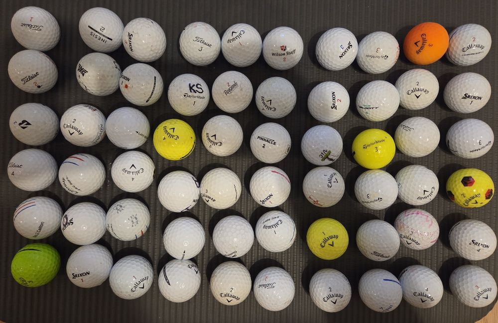 Vand 60 de mingi de golf, majoritatea marci de top ( recuperate din la