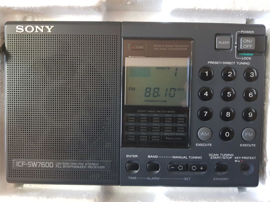 Sony ICF SW 7600 in cutie cu toate accesoriile  Nu trimit in tara