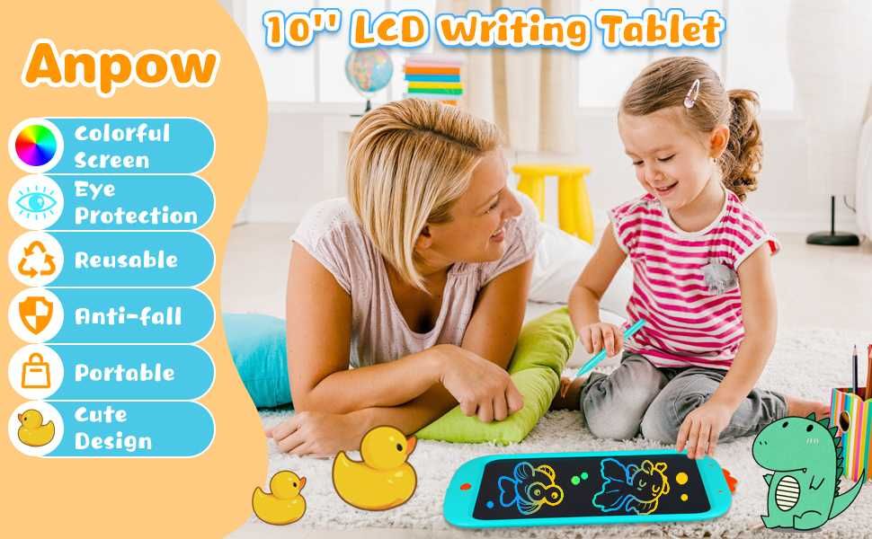LCD таблет за рисуване за деца 10 инча
