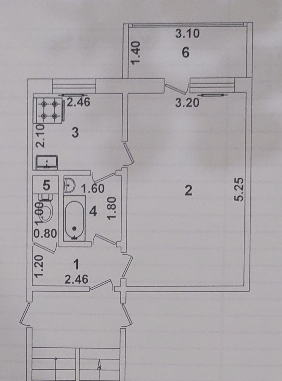 Чиланзар 14 ориентир Жуковский 1/1/4 балкон 1.5х3