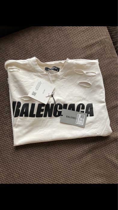 Тениска Balneciaga boxy fit