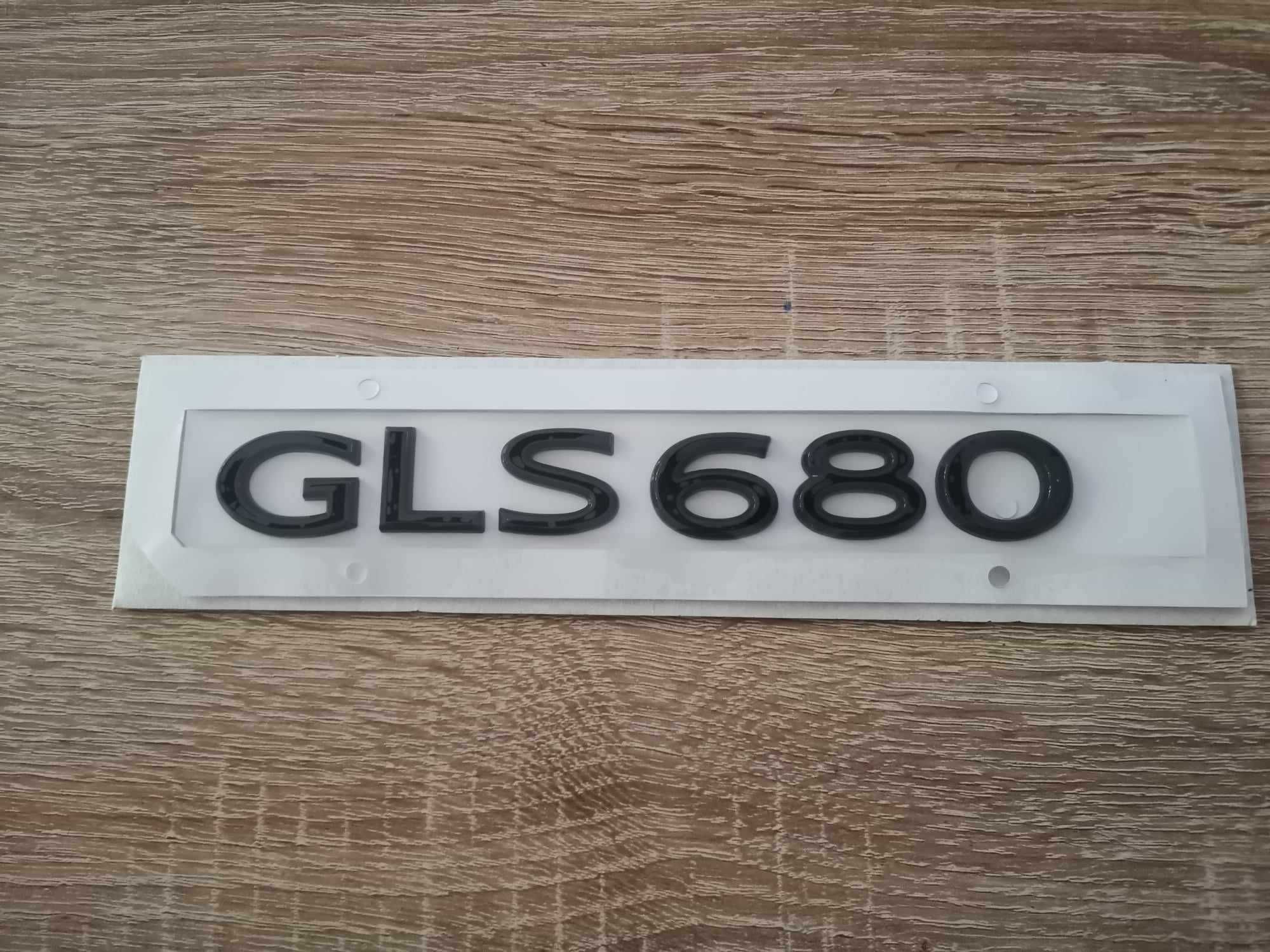 черен надпис нов стил Mercedes Benz GLS 680