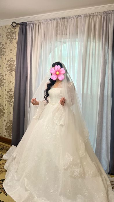 Kelin koʻylak! Rangi oq