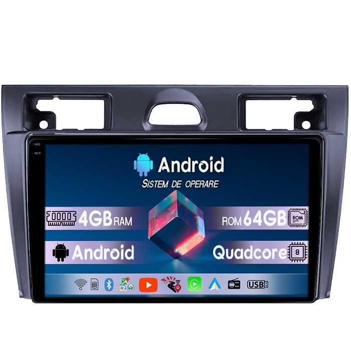 Navigatie Ford Fiesta Mk5 2002-2008,Android14 ,9INCH, 4GB RAM/64GB ROM