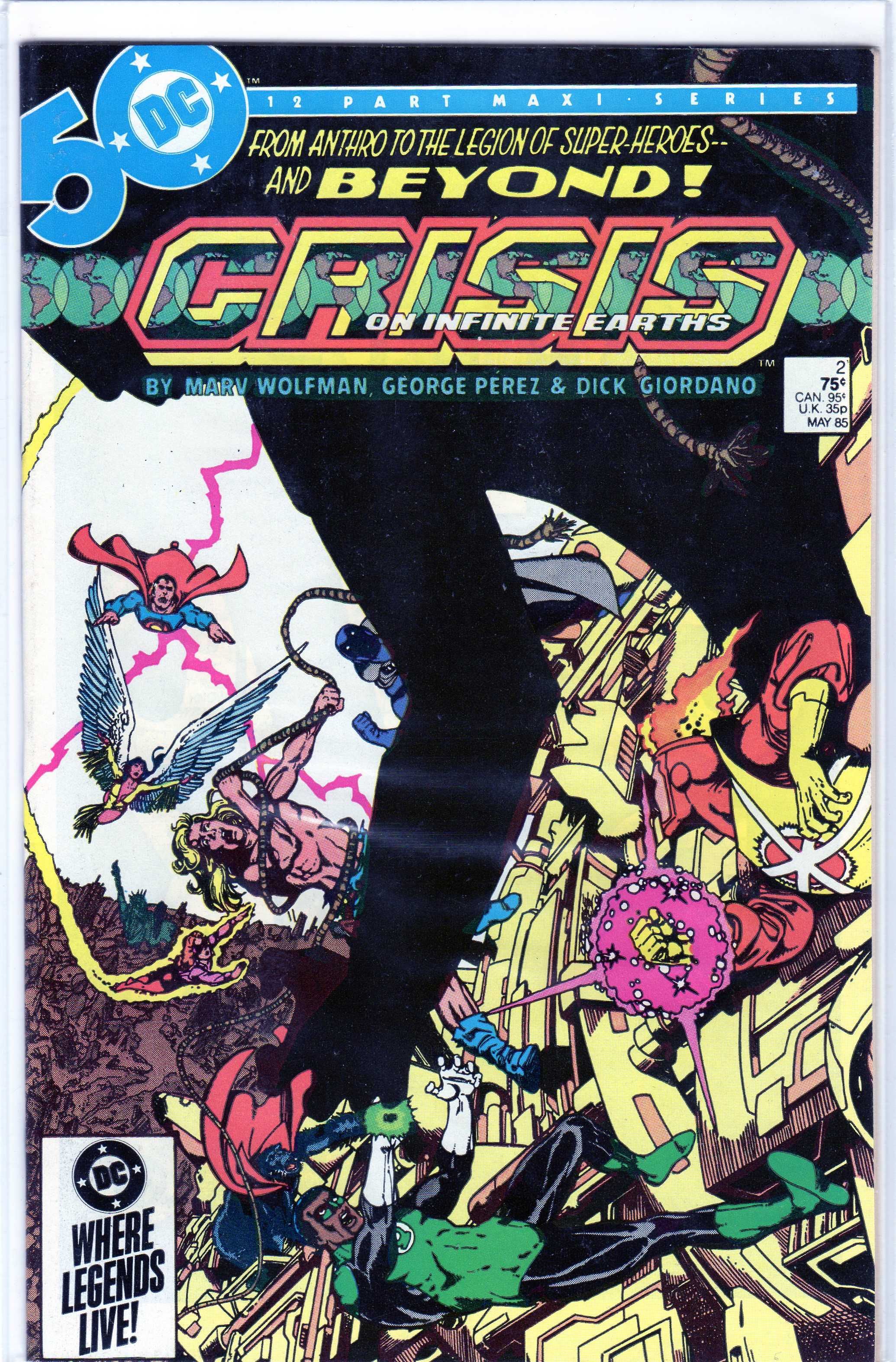 Crisis on Infinite Earths #1-10 seria de benzi desenate