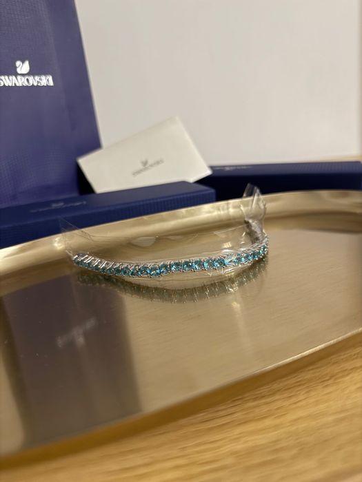 Brățară Swarovski Matrix tennis new turcoaz