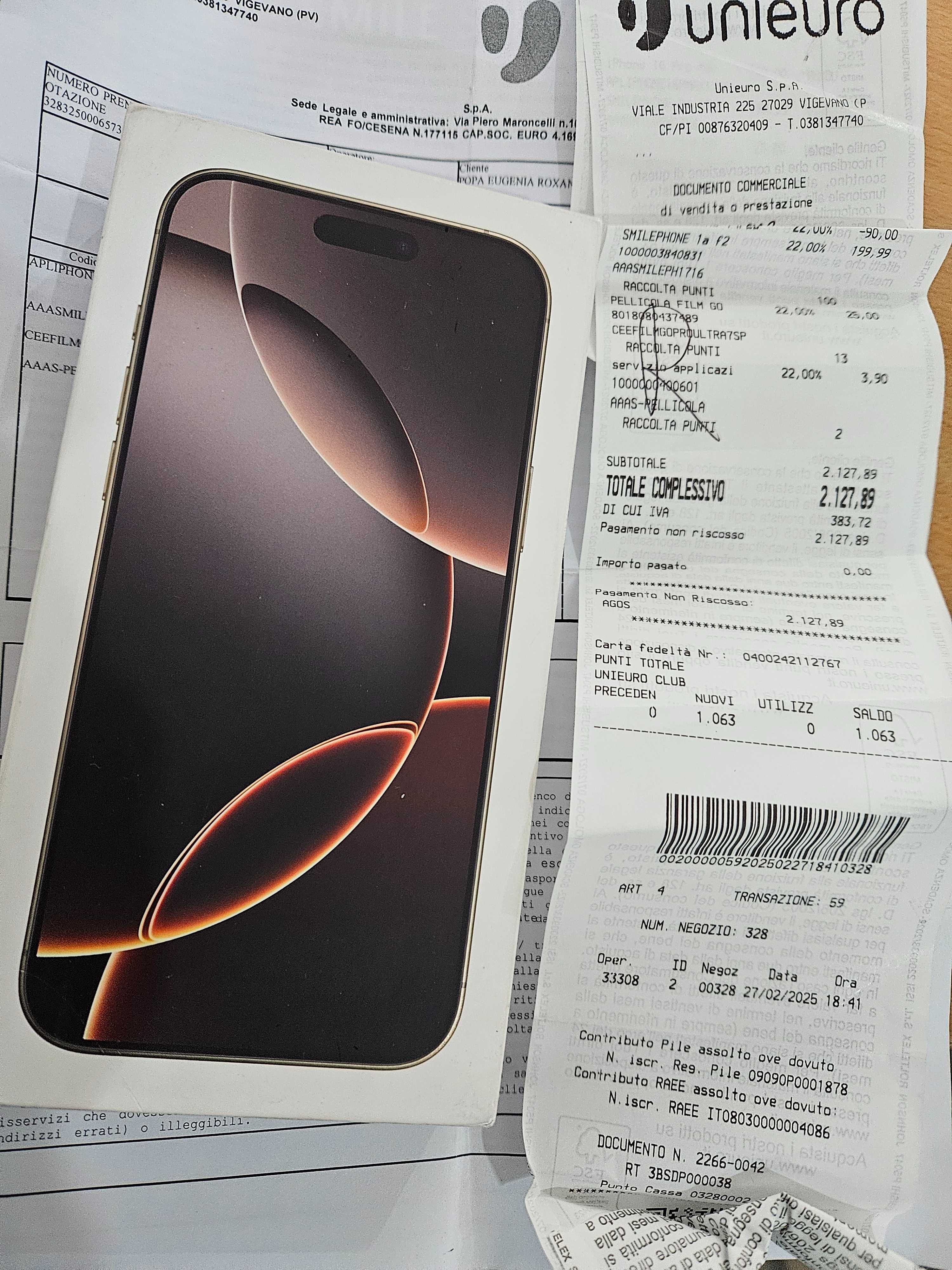 IPhone 16 pro max. 1 Tb, nou la cutie.