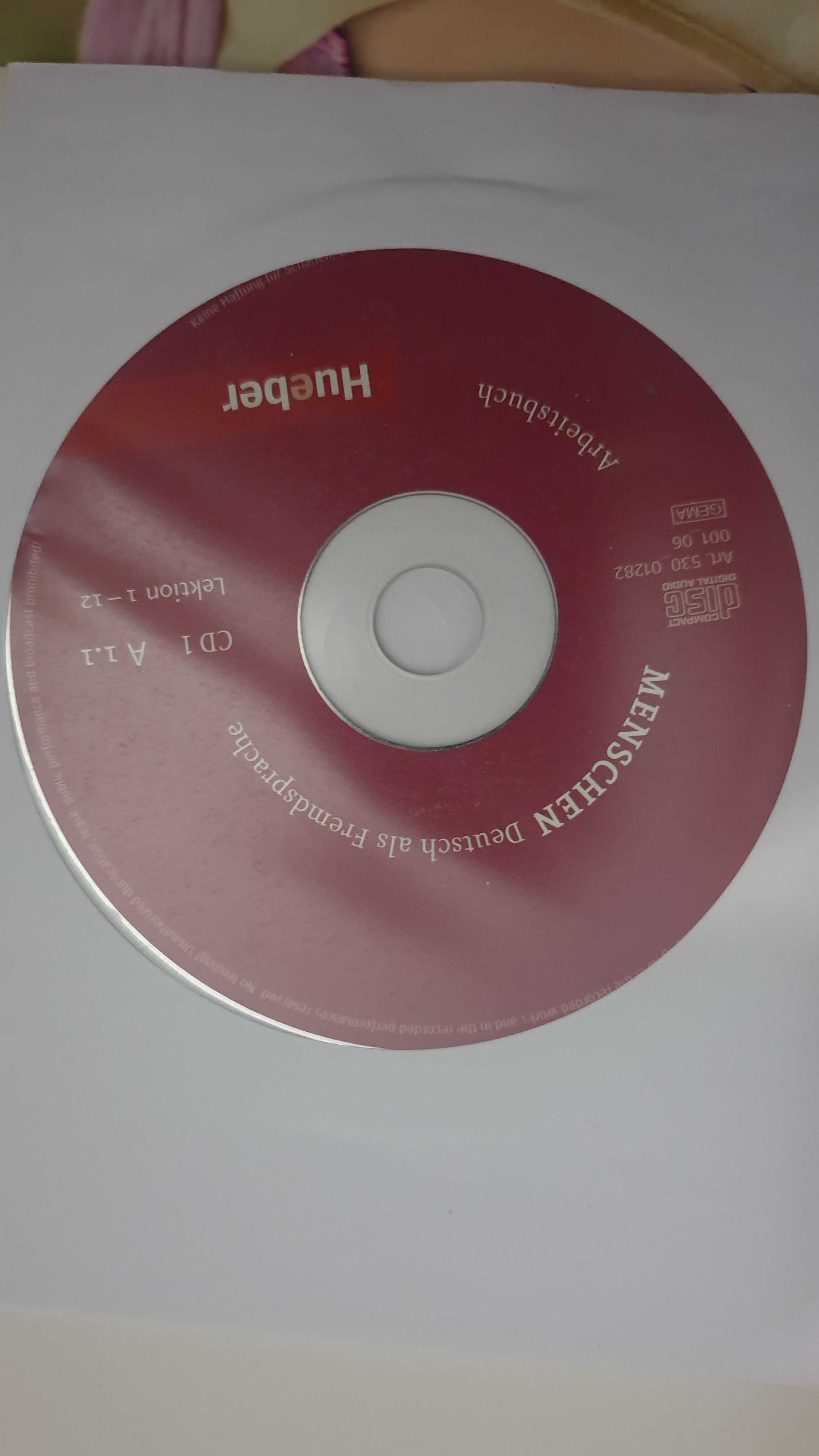 Учебник и учебна тетрадка по немски + 2 CD