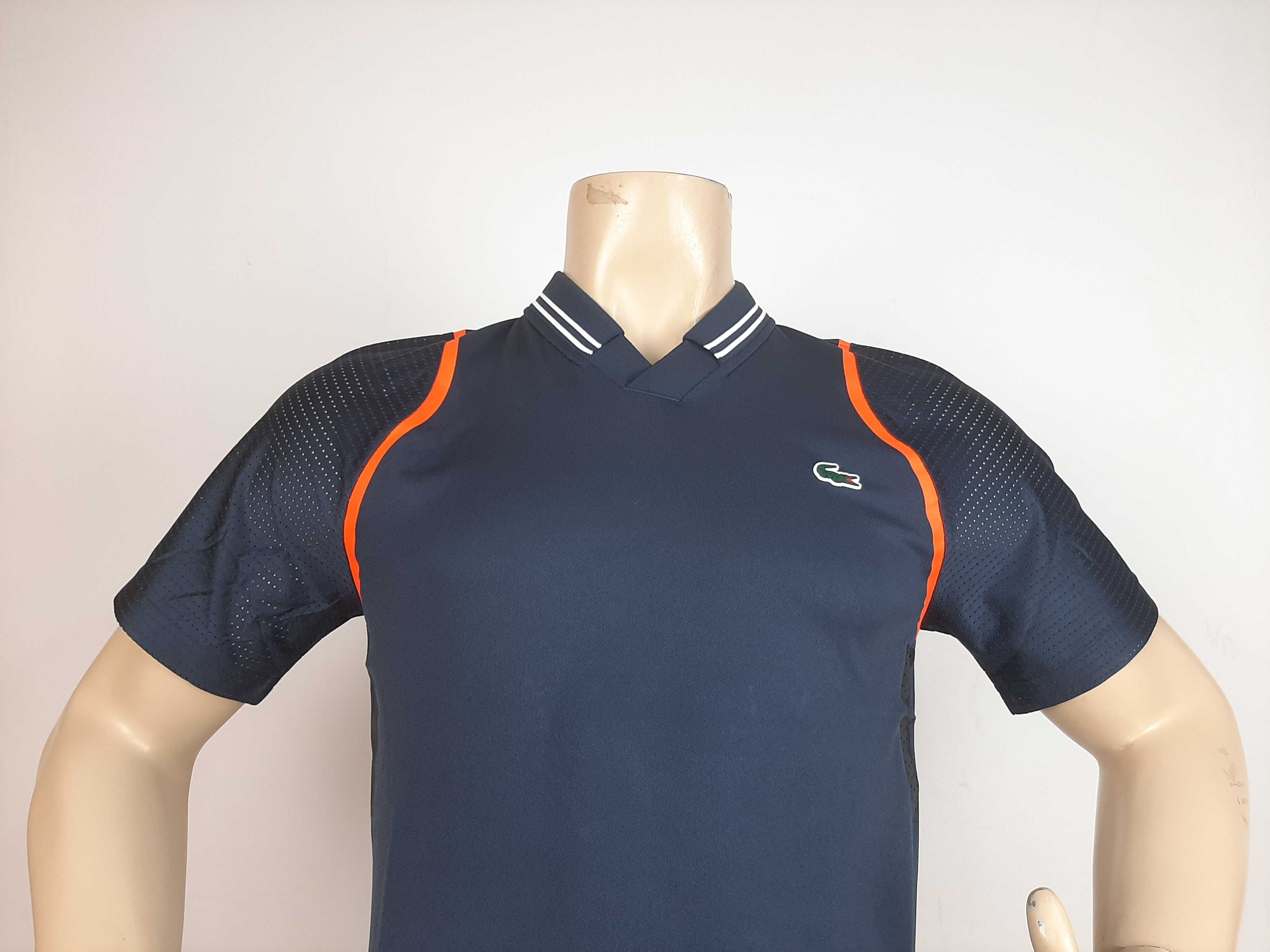 Lacoste Tennis x D. Medvedev - Оригинална мъжка тениска с яка р-р S