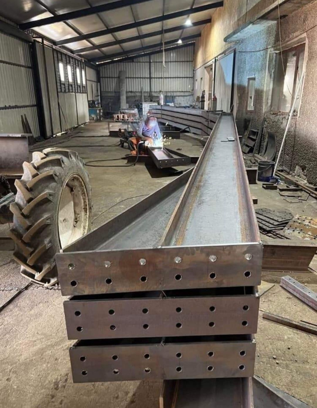 Vand hala pe structura metalica diferite dimensiuni