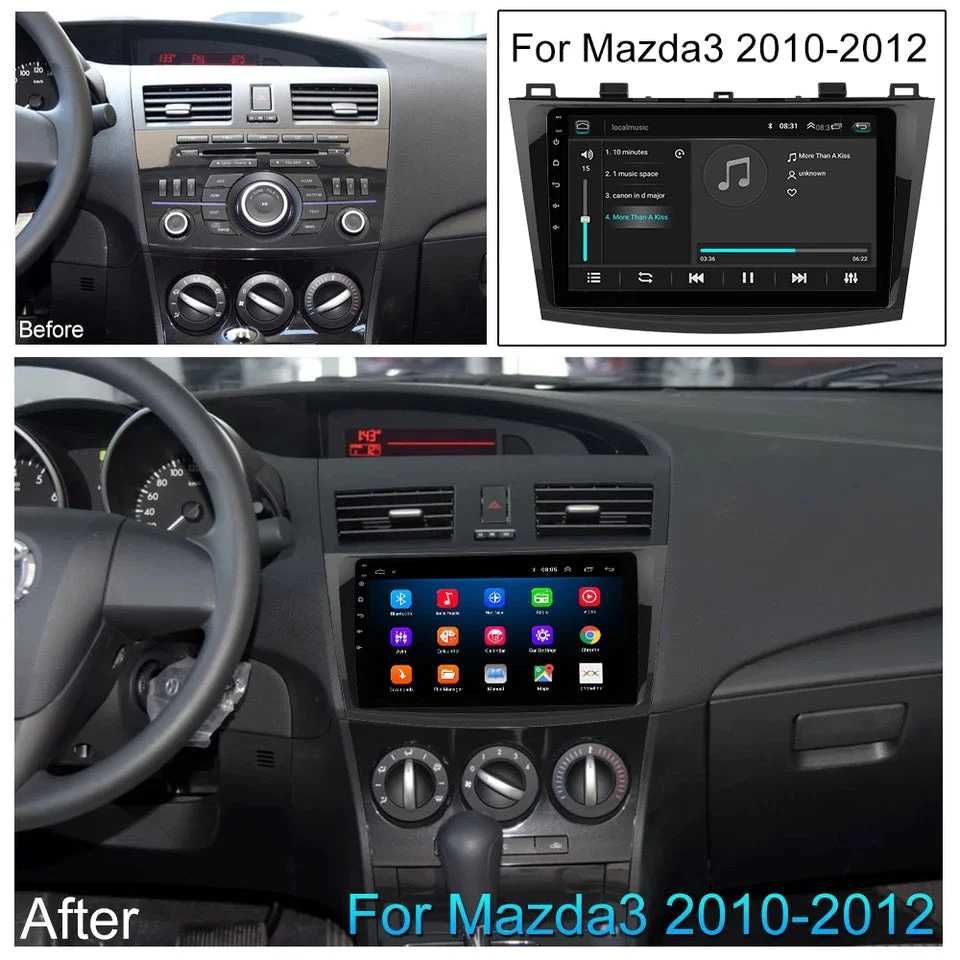 САМЫЕ НИЗКИЕ ЦЕНЫ Штатная магнитола Mazda 3 поколения 2009-13