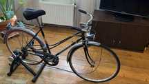 Vand bicicleta Peugeot si suportul In’Ride B-Twin