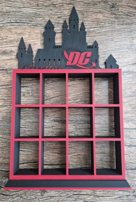 Kinder Playmobil поставка/стойка / дисплей за фигурки Киндер DC Comics