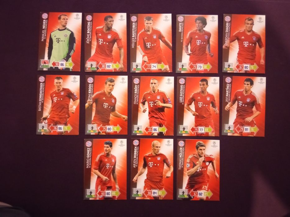 Комплекти карти на Панини Panini от Шампионска лига 2012/2013
