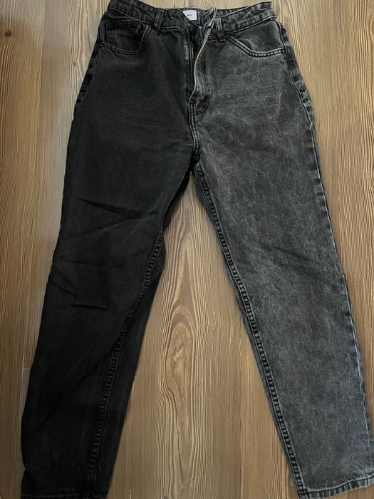 Дамски дънки Berhska, черен и сив цвят