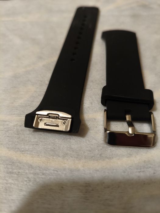 Curea pentru ceas Garmin Fenix 6S, Gigapack, Silicon, Negru