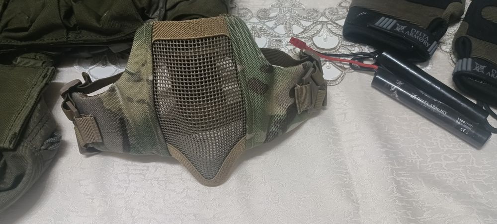 Vesta tactica mănuși airsoft
