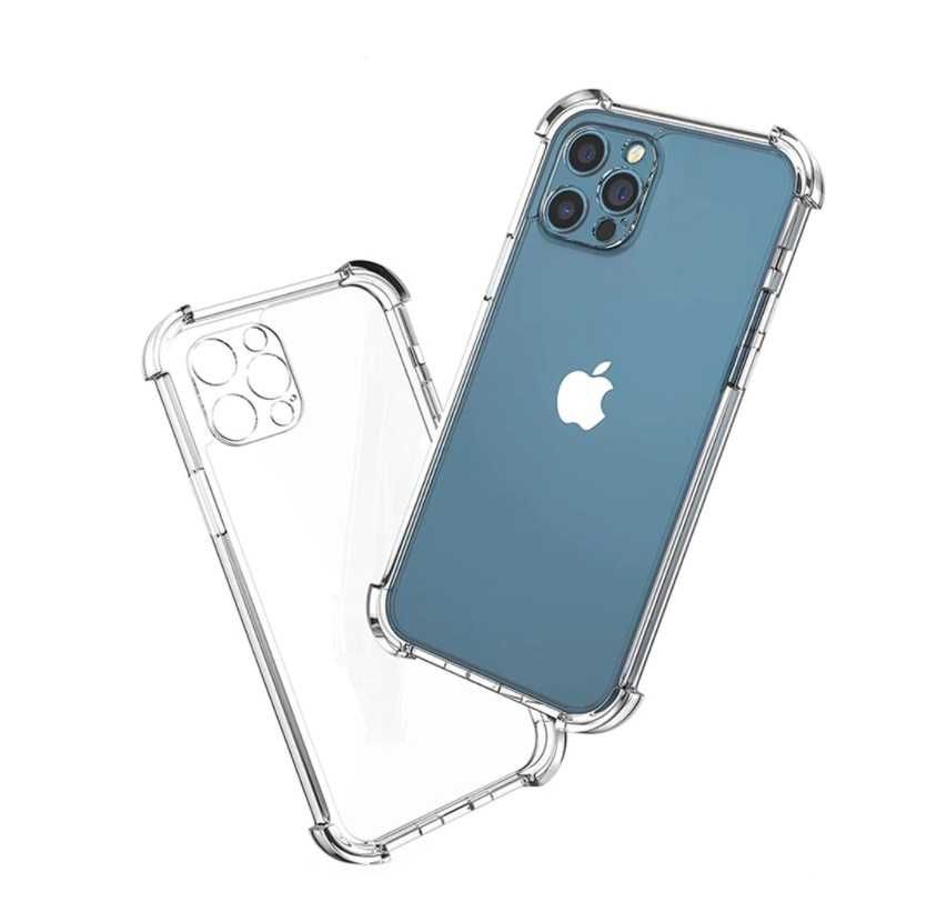Set Folie Sticla Full + Husa AntiSoc iPhone 12 13 14 15 16 Pro Max