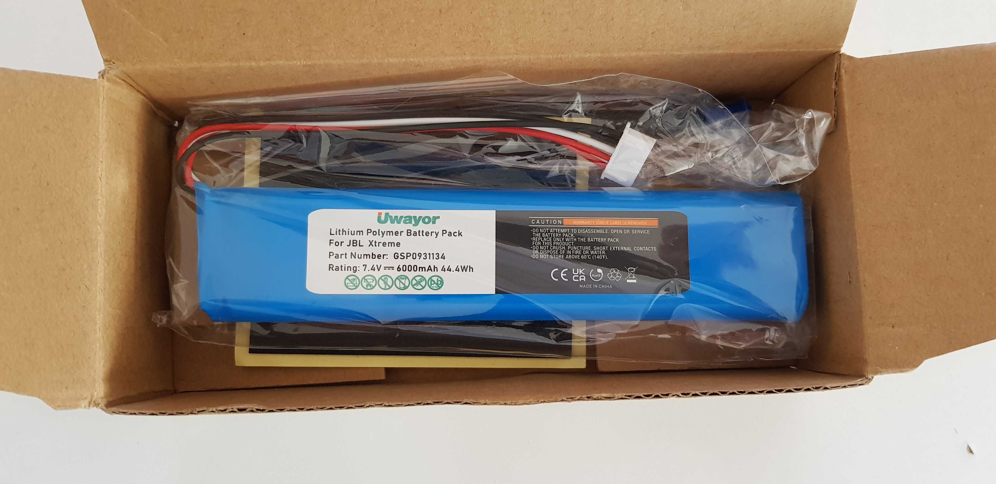 Uwayor 6000mAh резервна батерия за JBL Xtreme Extreme високоговорител