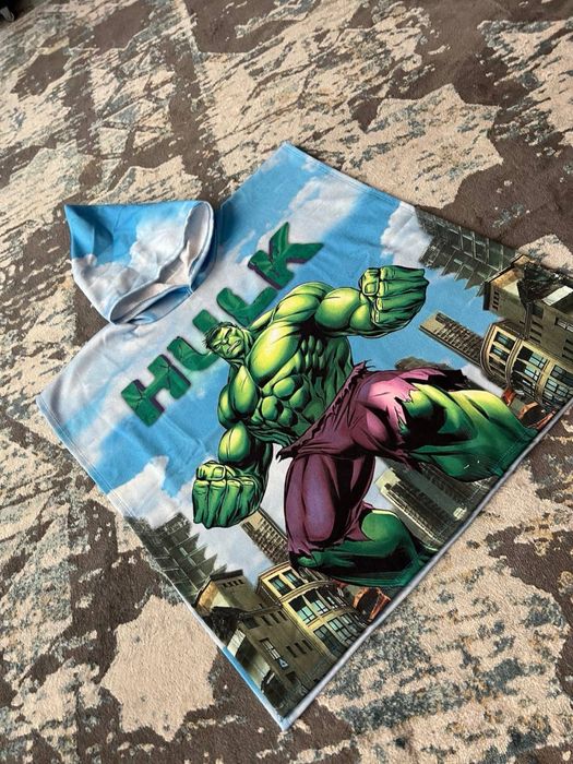 Детское полотенце-пончо спайдермен– Spiderman, Superman, Hulk, Batman