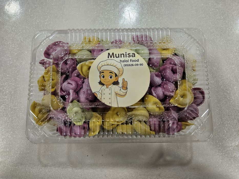 Разноцветные пельмени