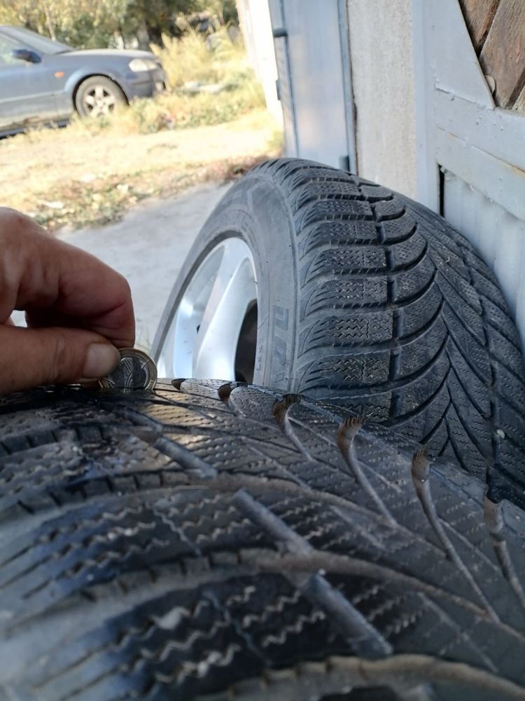 Borbet 16” 5х108, със зимни гуми 215/55/16