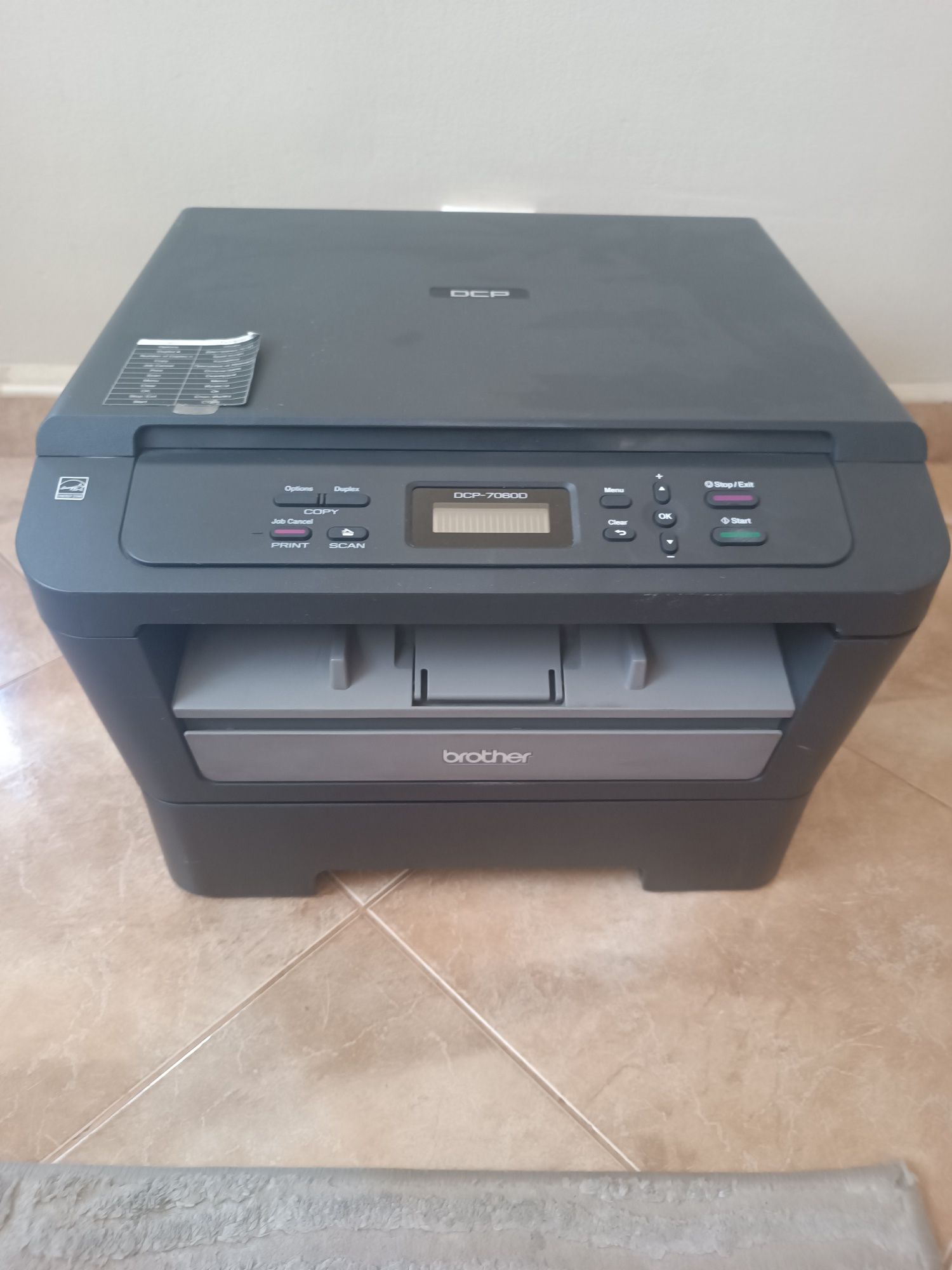 Brother DCP 7060D лазерен принтер/копир/скенер, 2400x600dpi, 24стр/мин