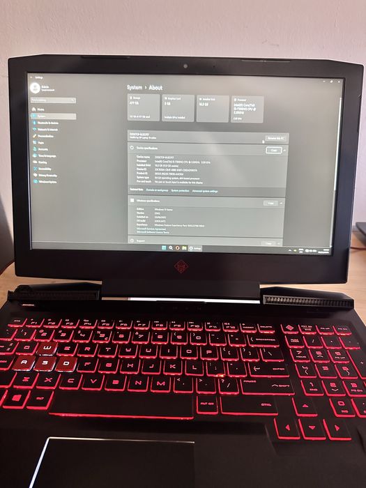 Laptop HP Omen i5 7300HQ, 16gb ram, 512gb SSD