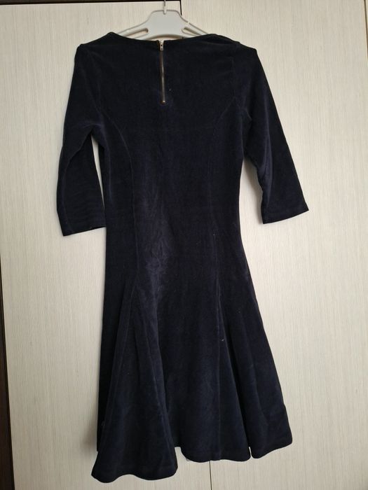 Rochie grosuță bleumarin