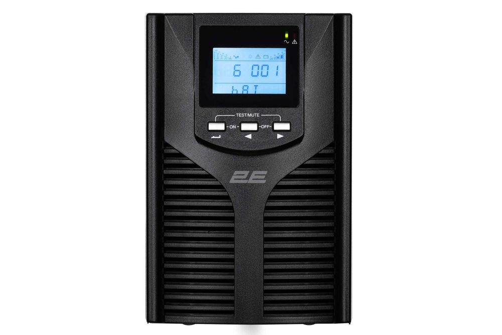UPS 2E OnLine OD1000, 1000VA/900W, LCD, USB, 2xSchuko