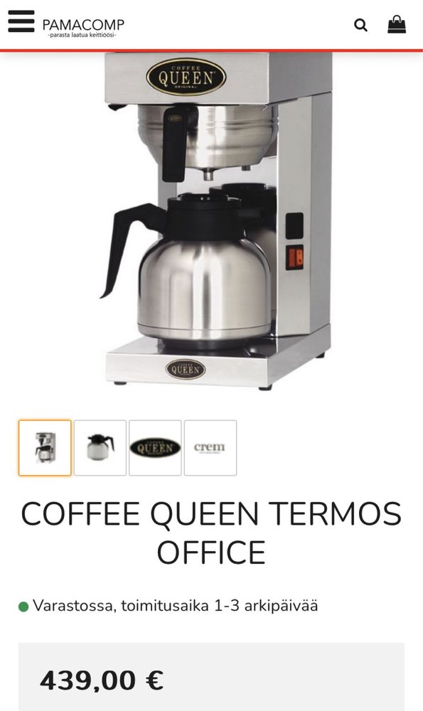 Filtru cafea profesional