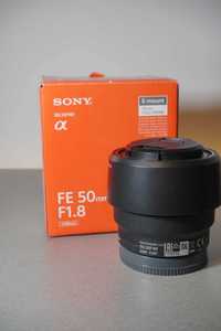 Obiectiv Sony 50 f1.8 FE + garantie