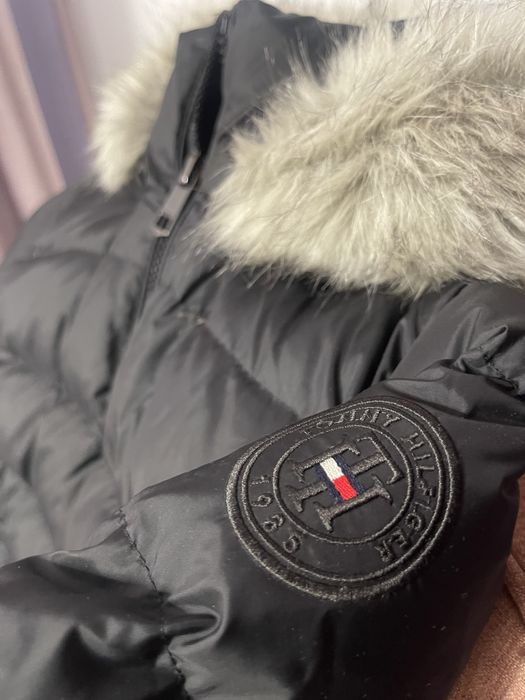 Geaca Originala Tommy Hilfiger cu puf- Maxi, Femei