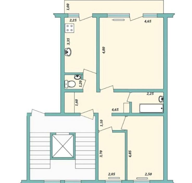 Arenda Yunsobod 4 kv Bolla Qizla va Oyla