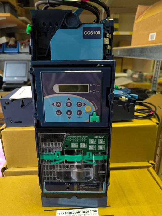 Монетник ICT CC6100 MDB - нов, 12 месеца гаранция, фактура