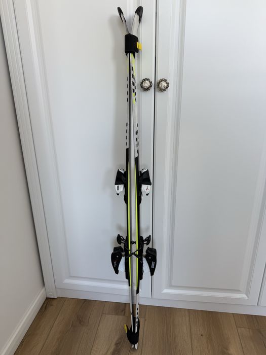 Schiuri cu legaturi 140cm Boost 500 Alb-Galben