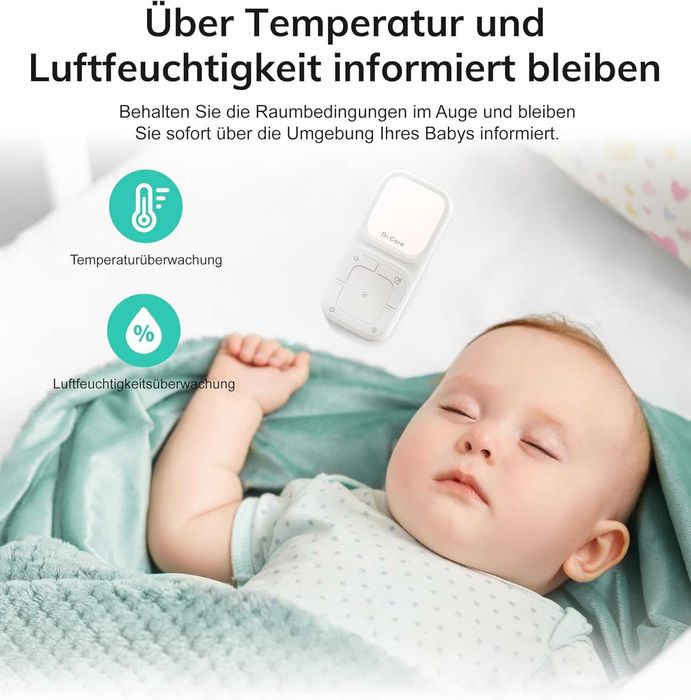 Преносим бебешки аудио монитор и звукова машина Dr.Care NeoGo