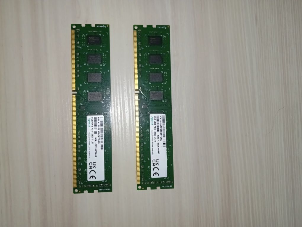 2 Плочки рам Apecer ddr3 8gb